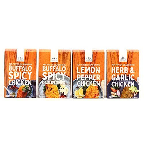 The Spice Lab - Herb &Amp; Garlic Air Fryer Panko Seasoning Kit - 7.