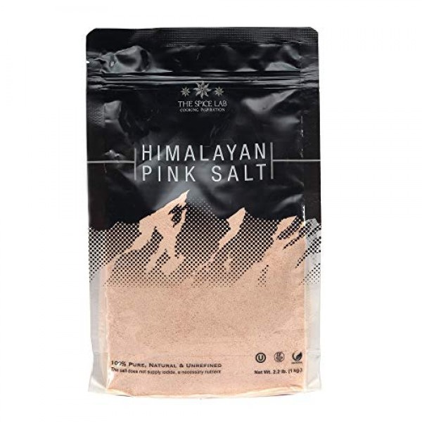 The Spice Labs 1 Kilo - Super Fine Pure Himalayan Salt - Fine...