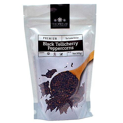 The Spice Lab Peppercorns –Tellicherry Whole Black Peppercorns F