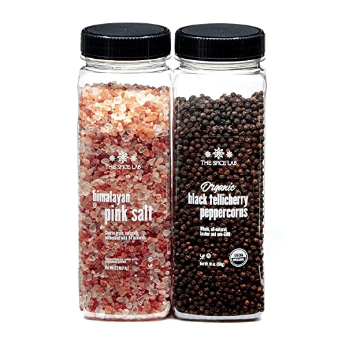 The Spice Lab Pink Himalayan Salt Coarse 2.2 Pound Tub & USDA Or...