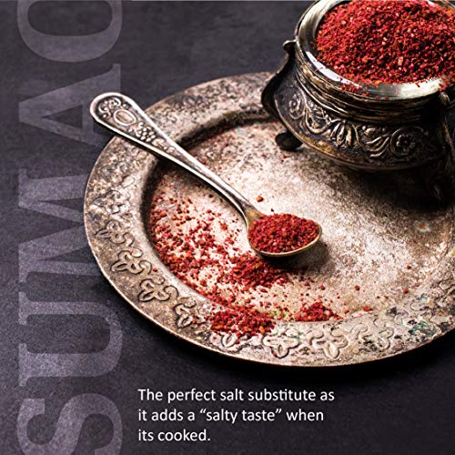 The Spice Lab Sumac - Cured Sumac 2 Oz Jar - All Natural Ou Kosh