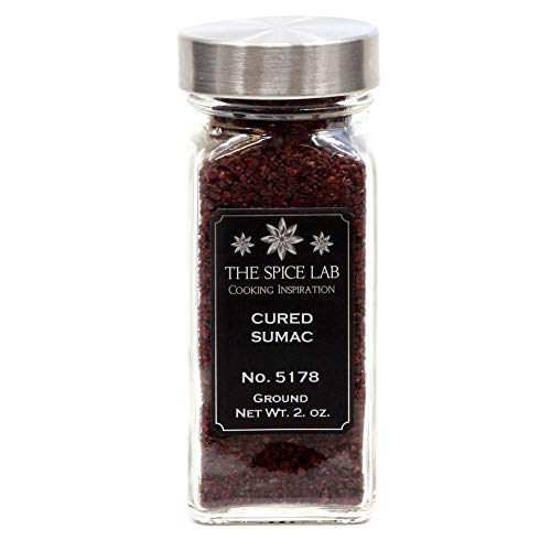 The Spice Lab Sumac - Cured Sumac 2 Oz Jar - All Natural Ou Kosh