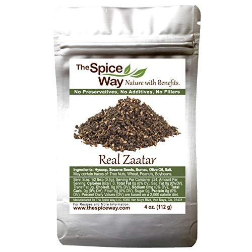 The Spice Way - Real Zaatar With Hyssop Spice Blend | 4 Oz | No