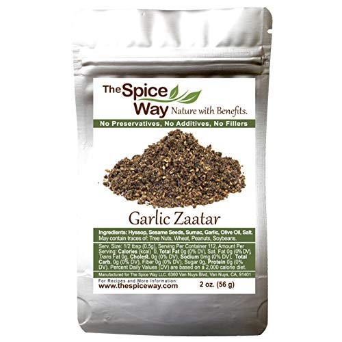 The Spice Way Garlic Zaatar - Zaatar With Hyssop Blend Same Rea