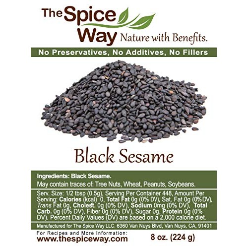 The Spice Way Black Sesame Seeds - 8 Oz