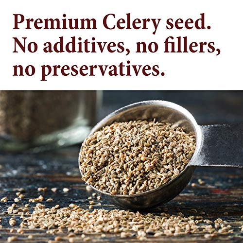 The Spice Way Celery Seed - Premium Whole Seeds 8 Oz
