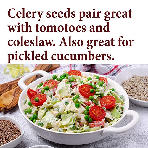 The Spice Way Celery Seed - Premium Whole Seeds 8 Oz