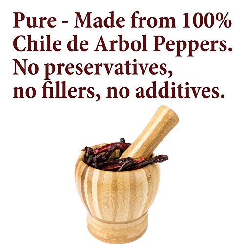 The Spice Way Chile De Arbol - Powder 4 Oz Made From Pure Dr