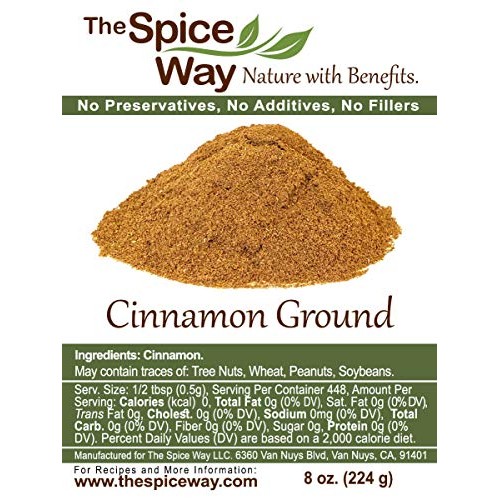 The Spice Way Cinnamon Ground - 8 Oz A Pure Powder