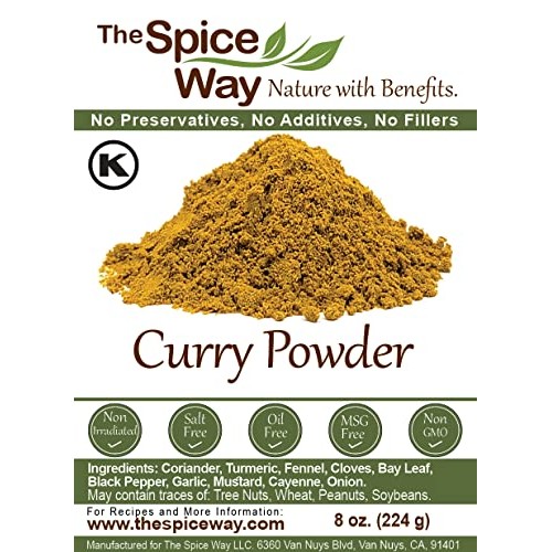 The Spice Way Curry Powder - authentic seasoning, salt free, No ...