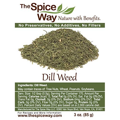 The Spice Way Dill Weed - Great Seeds For Pickling, Vegetables,