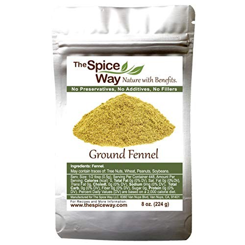 The Spice Way Fennel Seed Ground - Bulk Seeds Powder Great For T