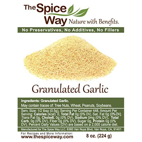 The Spice Way Granulated Garlic - 8 Oz Resealable Bag