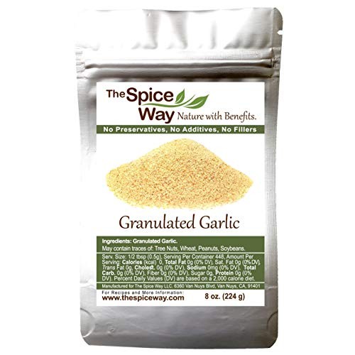 The Spice Way Granulated Garlic - 8 Oz Resealable Bag