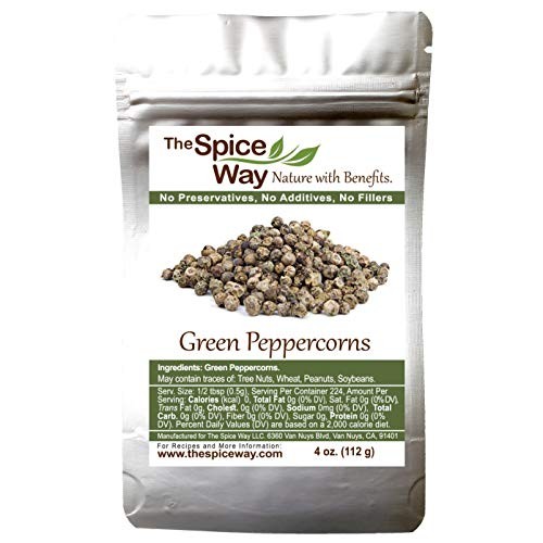 The Spice Way Green Peppercorns - 4 Oz