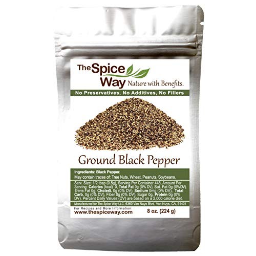 The Spice Way Ground Black Pepper - 8 Oz
