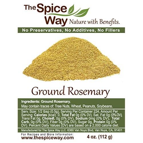 The Spice Way Ground Rosemary - Rosemary Powder Ground Pure From