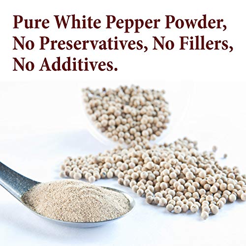 The Spice Way Ground White Pepper - | 4 Oz | Pure Pepper Powder