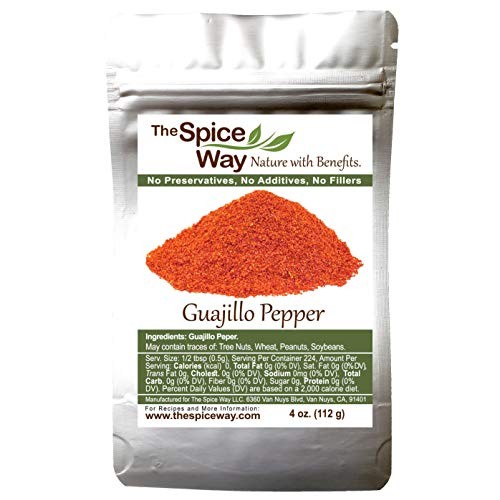 The Spice Way Guajillo Pepper - Powder | 4 Oz | Common Pepper In