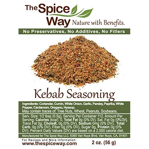 The Spice Way Kebab Seasonings - Meat And Poultry Spice Blend No
