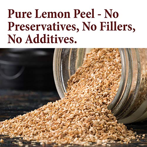 The Spice Way Lemon Peel - Granules 4 Oz Zest And Rind Witho