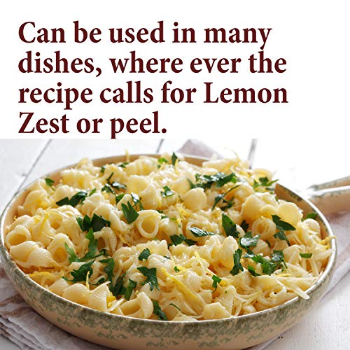 The Spice Way Lemon Peel - Granules 4 Oz Zest And Rind Witho