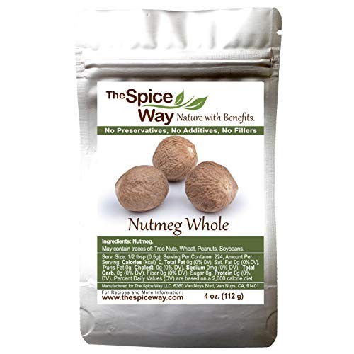 The Spice Way Nutmeg Whole - 4 Oz