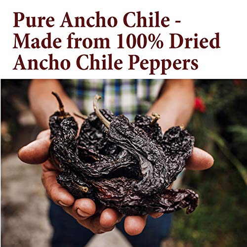 The Spice Way Premium Ancho Chile - Pure Chili Powder | 4 Oz | M