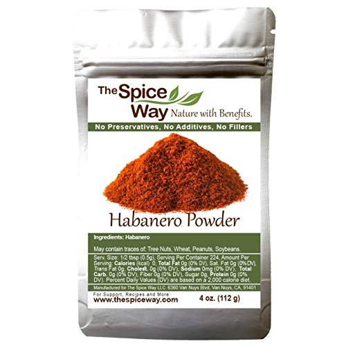 The Spice Way Premium Habanero Ground Pepper - 4 Oz