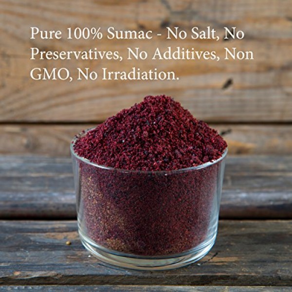 The Spice Way - Pure 100% Sumac, No Salt, No Gmo, No Irradiation