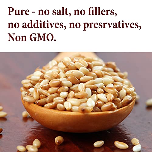 The Spice Way Roasted White Sesame Seeds - 8 Oz