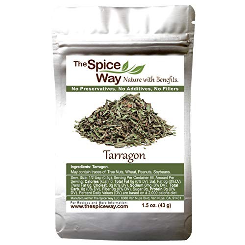 The Spice Way Tarragon Leaves - | 1.5 Oz | Dried Herb Good For F