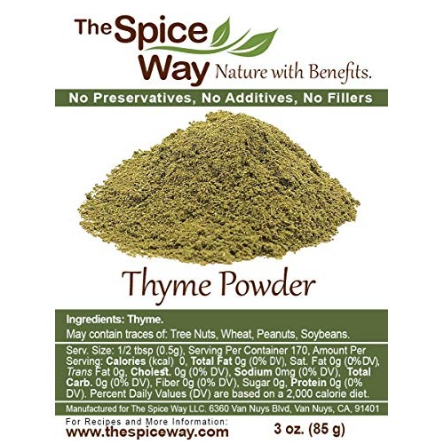 The Spice Way Thyme Ground - 3 Oz