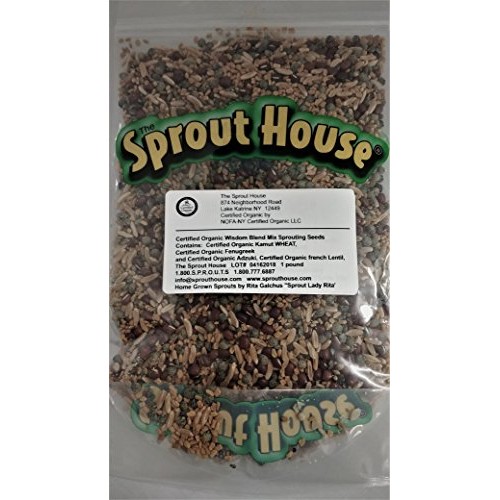 The Sprout House Certified Organic Non-Gmo Sprouting Seeds Wisdo
