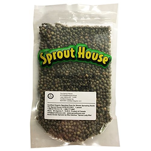 The Sprout House Organic Sprouting Seeds Speckled Snow Pea For S