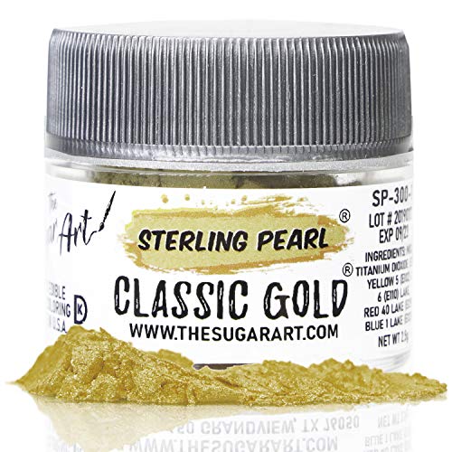 The Sugar Art - Sterling Pearl - Edible Shimmer Powder For Decor