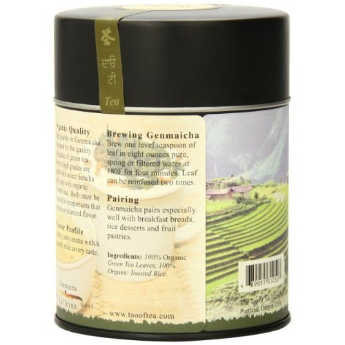 The Tao Of Tea, Genmaicha Green Tea And Toasted Rice, Loose Leaf