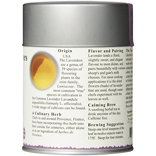 The Tao of Tea, Lavender Herbal Tea, Loose Leaf, 2.0 Ounce Tin ...