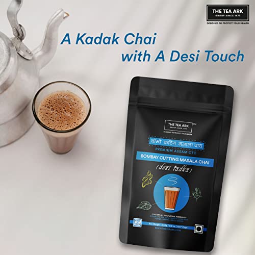 The Tea Ark Bombay Cutting Masala Chai 250G 100 Cups, Ctc Blac...