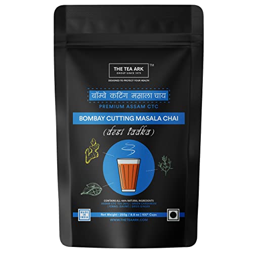 The Tea Ark Bombay Cutting Masala Chai 250G 100 Cups, Ctc Blac...