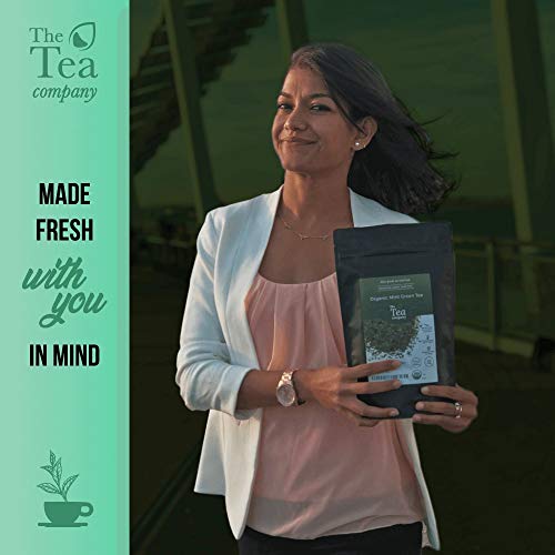 Organic Mint Green Tea - 60 Cups Of Refreshing Mint Tea With Spe