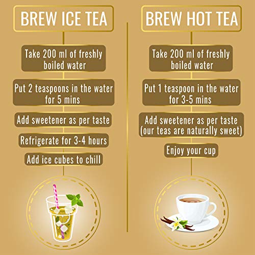 The Tea Heaven | 3.5 Oz 50 Cups | Strong &Amp; Spicy | Kashmiri Ka