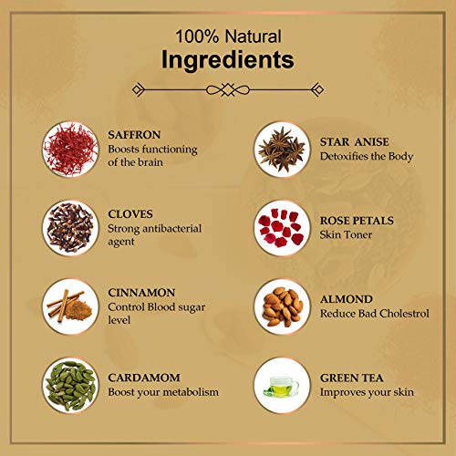 The Tea Heaven | 3.5 Oz 50 Cups | Strong &Amp; Spicy | Kashmiri Ka