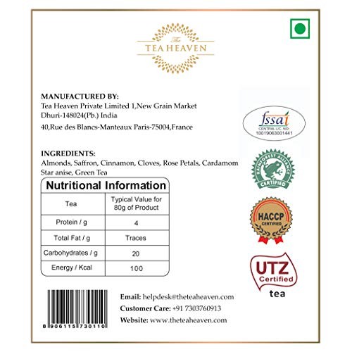 The Tea Heaven | 3.5 Oz 50 Cups | Strong &Amp; Spicy | Kashmiri Ka