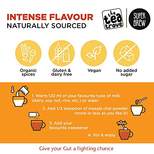 Probiotic Masala Chai Instant Tea Powder 60 Gms 40 Cups Dairy ...