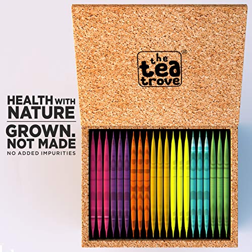 The Tea Trove Tea Gift Set, 21 Black, Green &Amp; Herbal Tea Bags In