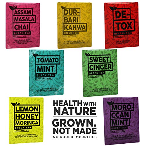 The Tea Trove Tea Gift Set, 21 Black, Green &Amp; Herbal Tea Bags In