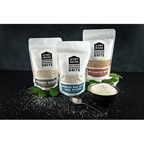 The Tiny House Stone Ground White Corn Seasoned Grits With Hicko