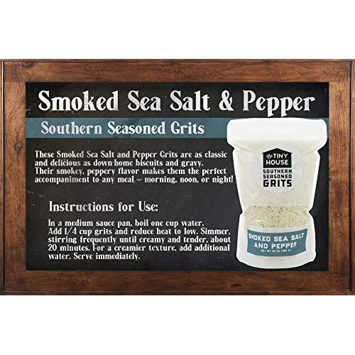 The Tiny House Stone Ground White Corn Seasoned Grits With Hicko