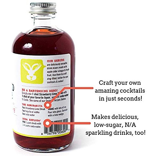 The Twisted Shrub | Strawberry Lime | Apple Cider Vinegar Drink